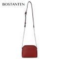 BOSTANTEN Women's Shoulder Bags For Women PU leather  Zippers Sling Bag Pack. 