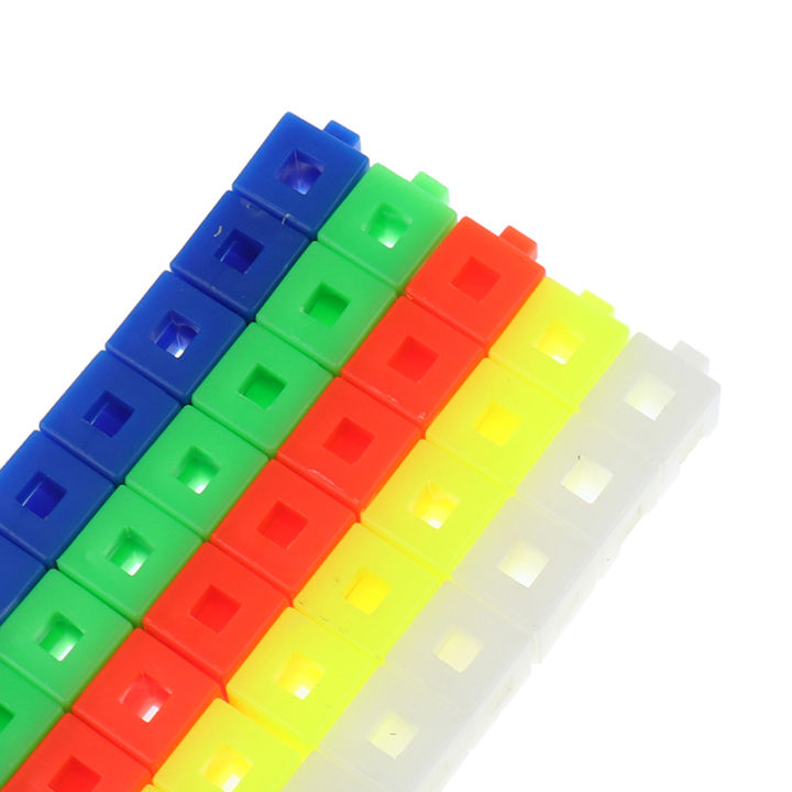100pcs Mathematics Linking Cubes Numberblocks Interlocking Multilink ...
