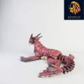 3D Printed Flexi Drake Dragon - Various Colors & Sizes - PLA. 