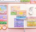 RHS Online 80PCS Oil Painting Landscape Series Memo Pad Sticky Notes Album Diary Journal Decorative DIY Scrapbooking. 