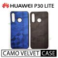 Power Fresh Stylish Huawei P30 LITE Camo Velvet TPU Rubber Stylish Back Cover phone Smooth Feel Back cover Grip Case for Huawei P30 LITE. 