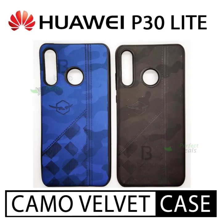 Power%20Fresh%20Stylish%20Huawei%20P30%20LITE%20Camo%20Velvet%20TPU%20Rubber%20Stylish%20Back%20Cover%20phone%20Smooth%20Feel%20Back%20cover%20Grip%20Case%20for%20Huawei%20P30%20LITE%20-%20Image%202