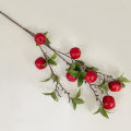 【Folio & Light】One Artificial Apple Tree Branch With 7 Apple Fruit Greenery Plant For Wall Floral Decoration. 