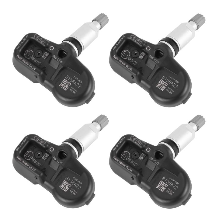 4-Pack 42607-30071 TPMS Sensors – 433MHz Tire Pressure Monitors For Toyota 4 thumbnail image