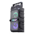 KTS-1096 Portable Wireless Bluetooth Speaker with Led Light RGB Support Mic, FM, AUX, USB, SD Card Karaoke Speaker Subwoofer, Music Player Party Box KTS Speaker KTS 1096. 