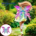 Easy to Move Play with Fairy Wings Enchanting Glowing Butterfly Wings Light Up Fairy Costume for Girls Perfect Cosplay Gift Versatile Wing Glowing Wing Fairy Wings. 