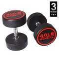 7.5Kg Rubber Dumbbells with Ironbull Logo - Pair. 