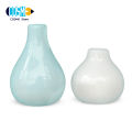 2Pcs/Set 1/12 Solid Color Miniature Vase Toy Home Gift Shop Cafe Ornament Decor. 