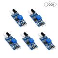 5pcs IR Infrared Sensor Modul-e Obstacle Avoidance Modul-e Board for Compatible with Arduino Smart Car Robot. 