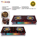 TAIKO 2 Burner Gas Cooker Glass Top -TGL207. 