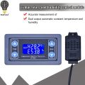 10A Thermostat Digital Temperature Humidity Controller DC 6V-30V Thermal Regulator Thermocouple LCD Display SHT20 Sensor meter. 