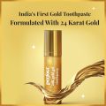 Perfora Teeth Whitening Premium Pack Tooth Paste | 24K Gold Gel Whitening Toothpaste & Purple Magic Whitening Serum | With Gold Infused Whitening Formula & v34 Colour Corrector for Teeth | Pack Of 2 (FROM INDIA)SAB. 