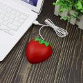 【ALLGOOD】3C Light USB Wired Mouse Cute Fruit Strawberry Shape Wired Mouse Portable Mini Optical Mice Cartoon Computer Mouse 3 Buttons for Laptop Desktop PC (Strawberry). 