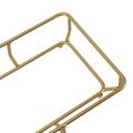Countertop Tray Iron Glass Counter Organizer Modern Delicate Texture for Kitchen. 