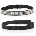 Fashion Rivet Belt Men Women's Studded Belt Punk Rock With Pin Buckle Drop Shipping Black. 