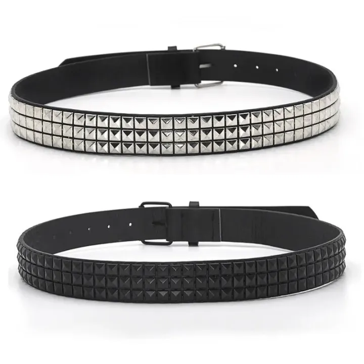 Fashion%20Rivet%20Belt%20Men%20Women's%20Studded%20Belt%20Punk%20Rock%20With%20Pin%20Buckle%20Drop%20Shipping%20Black%20-%20Image%202