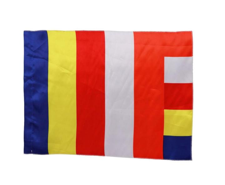 Sri lanka Buddhist Flag Size [25.5cm x 35.5cm], [35.5cm x 58.5cm], [61cm x 102cm] Flag by Srilankan