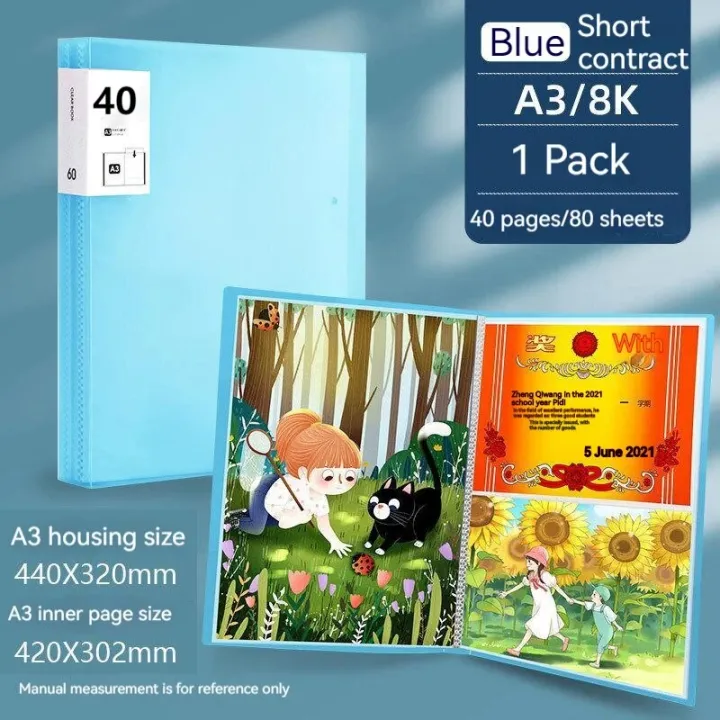 A3%20File%20Folder%20Display%20Book%2020-80pages%20Painting%20Art%20Collection%208k%20Album%20Transparent%20Information%20Children's%20Reward%20Poster%20Storage%20-%20Image%206