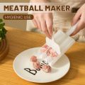 2Pcs/Set Eco-Friendly Creative Household Triple Meatball Maker Useful Fish Ball Machine DIY Home Cooking Tool Kitchen Accessories. 