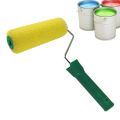 8inch Wall Paint Roller Brush Portable Sponge Painting Roller with Handle Home Room Decorative Wall Paint Painting Tools. 