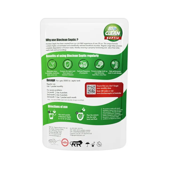 Organica%20Bioclean%20Septic%20Tank%20Cleaner%20Powder%20%7C%20Odour%20Removing%20Effective%20Bacteria%20%7CReduces%20sludge%20build-up,%20backflow%20&%20overflow%7CSafe%20for%20all%20pipes,%20drains%20&%20septic%20tanks%20%7C%20Eco-Friendly%7C1%20Pack%20(250%20gm)%20-%20Image%202