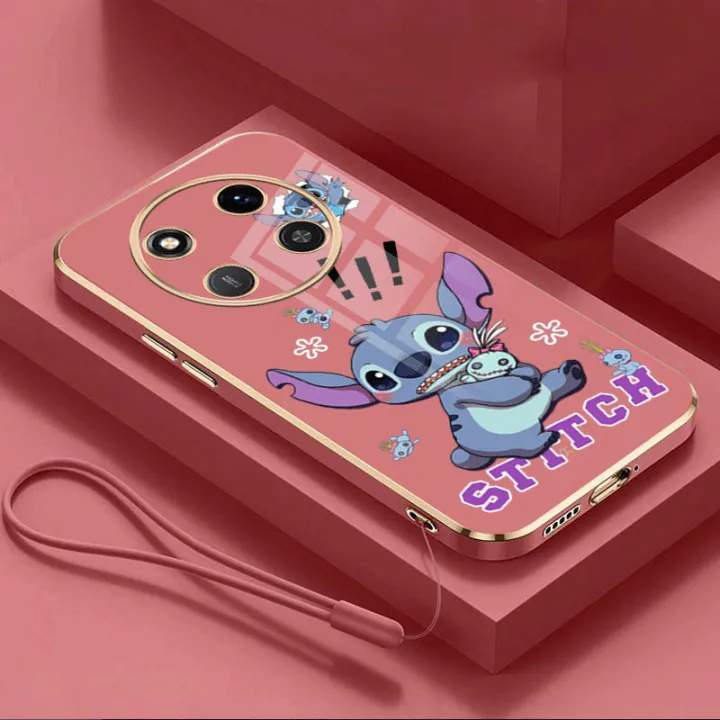 Honor%20X9C%205G%20X9C%20Feared%20Stitch%20Casing%20Soft%20Phone%20Case%20Monster%20Cartoon%20Square%20Edges%20Plating%20Cover%20-%20Image%207