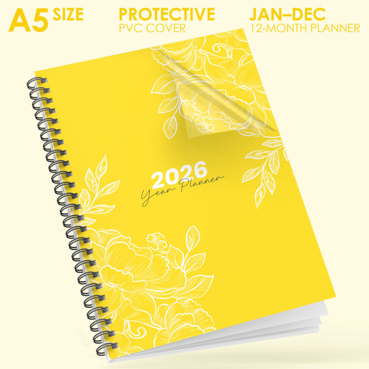 2026 Year Planner | 12-Month Planner | 2026 Sri Lankan Holidays | Weekly & Monthly Pages | Habit Tracker | Budget & Review Pages | 2026 Journal Book
