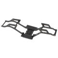 Carbon Fiber LCG Chassis Kit for 1/10 RC Crawler Cheater Rigs SCX10 II Element Enduro Trail Truck Servo on Axle Mount. 