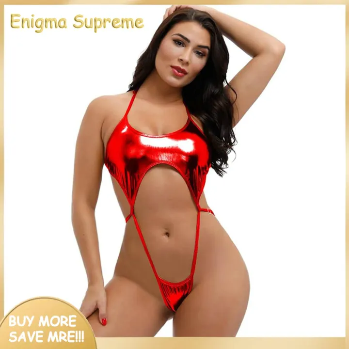 Enigma-%20Women%20Navel%20Revealing%20Monokini%20Stylish%20Halter%20Monokini%20Swimsuit%20with%20Glossy%20Finish%20Backless%20Design%20One-piece%20Bikini%20for%20Beach%20Babes%20Women%20Monokini%20with%20Belly%20Cutout%20Design%20-%20Image%202