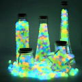Luminous Stones Glow In The Dark Pebbles Aquarium Fish Tank Yard Decor Crystals Rocks Garden Decoration Outdoor. 