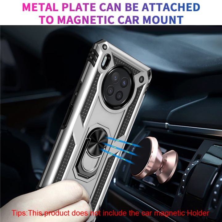 KEYSION%20Shockproof%20Armor%20Case%20for%20Honor%2050%20Lite%2020%209A%209S%20PC+%20Stand%20Phone%20Back%20Cover%20for%20Huawei%20Y7A%20Y9A%20Nova%208i%20Y60%20-%20Image%204