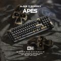 Domikey abs doubleshot keycap Apes Time for mx stem keyboard poker 87 BM60 BM65 BM68 xd64 xd68 xd87. 