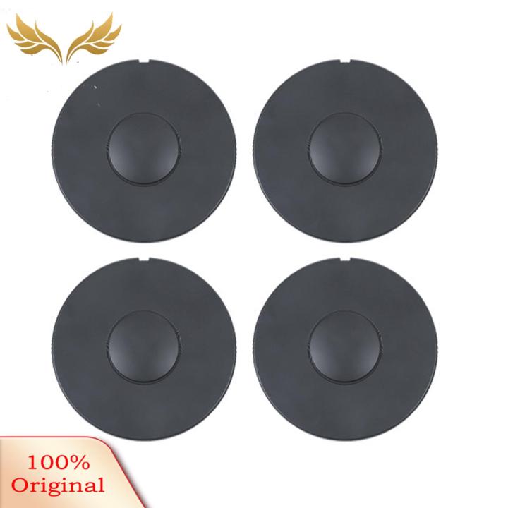 SuperRide EASY TO INSTALL: Hub caps are easy to install, no special tools or expertise required. Simply click them into place and they will attach securely to the center of the wheel.