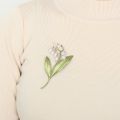 Luxury Quality Elegant Creative Pearls Bell Orchid Brooches For Women Lily Of The Valley Green Leaves Plant Brooch Jewelry Accessories For Woman. 