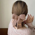 Cute Bow Rubber Band Lamb Wool Bowel Hair Rings Knitted Wool Plush Ponytail Hair Tie Headwear Scrunchies Girls Hair Accessories ANLAN. 