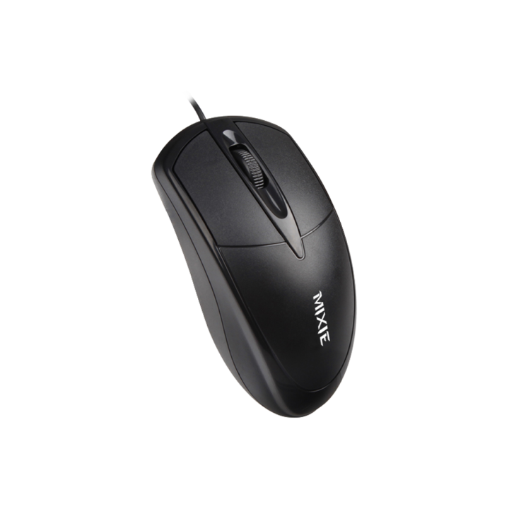 MIXIE X2 USB Wired Optical Mouse Ryzen Asus Republic of Gamers  Black PC Mouse Computer Mouse Laptop Mouse Desktop Mouse Mice