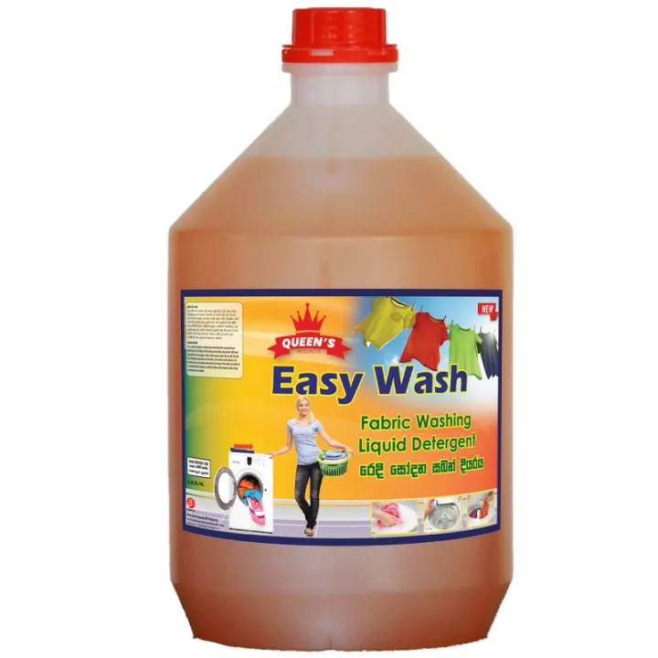 QUEEN'S%20Easy%20Wash%20Laundry%20Liquid%20Detergent%20Washing%20Machine%20Liquid%204L%20-%20Image%202