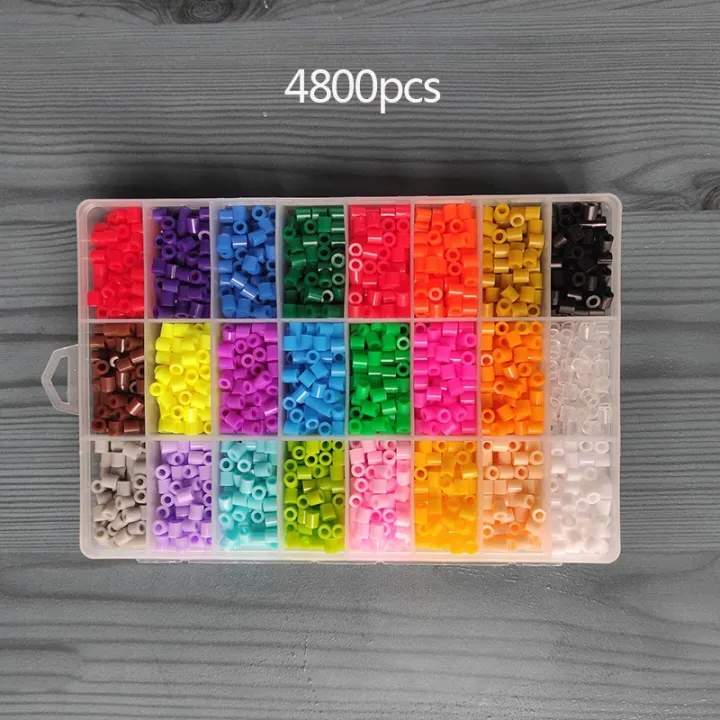 24/48/36%20colors%20box%20set%20hama%20beads%205mm%20perler%20Kids%203D%20puzzles%20toys%20fuse%20beads%20pegboard%20sheets%20paper%20-%20Image%203