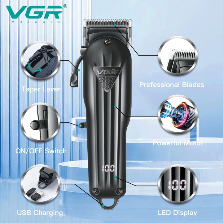 VGR%20Professional%20Rechargeable%20Hair%20Clipper%20V-282%20-%20Image%208