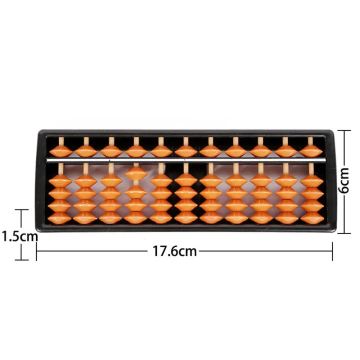 Abacus Toy 11 Digits Kid School Learning Math Arithmetic Toy Chinese ...