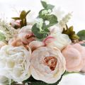 Artificial Peony Rose Flower Bouquet for Bride Bridesmaid Handmade Wedding Bouquet Silk Bridal Bouquet Holding Flower. 