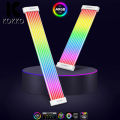 KOKKO COOLMOON ARGB LED Strip Light Fits 8PIN 24PIN Power Cables DIY Lamp Bar Light Strip For PC Computer Case Chassis. 