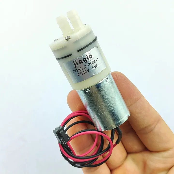 JYPDM-1%20DC%2012V%205W%20370%20Motor%20Water%20Pump%20Mini%2027mm%20Diaphragm%20Self-priming%20Suction%20Water%20Pump%20DIY%20Tea%20Table%20Garden%20Watering%20-%20Image%204