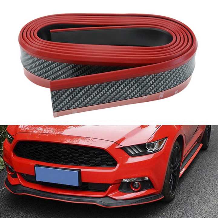 Samurai Car Lip kit -Carbon Fibre with Red line