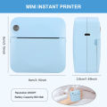 Portable Mini Printer Pocket Student Error Photo Text Barcode Printer Supports Network Printing, 200dpi. 