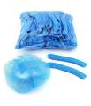 Surgical Head Caps - Blue (10 Pcs). 
