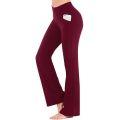 【HUT】 Fashion Womens Sexy Yoga Pants High Waist Cross Wide Leg Solid Color Exercise Yoga Pants 2024. 