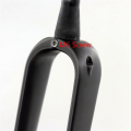 700C Road Bike Front Fork Full Carbon Fiber Tapered Shape Spinal Canal Cylindrical Disc Brake 700Cx 45mm Fixed Gear Fork. 