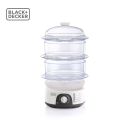 Black + Decker 775W 10L 3-Tier Food Steamer - HS6000-B5. 