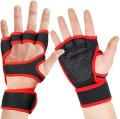 Gym Gloves for Men Workout - Silicon Padded Glove for Weight Lifting | Half Finger Gym Gloves with Wrist Support for Fitness Training for Men Women. 